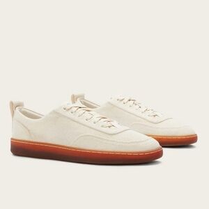 Everlane Tread-Bare Sneaker Canvas Cream Gum Sole Women’s 8 - NEW
